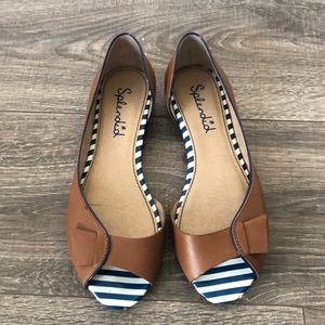 Splendid Peep toe flat
